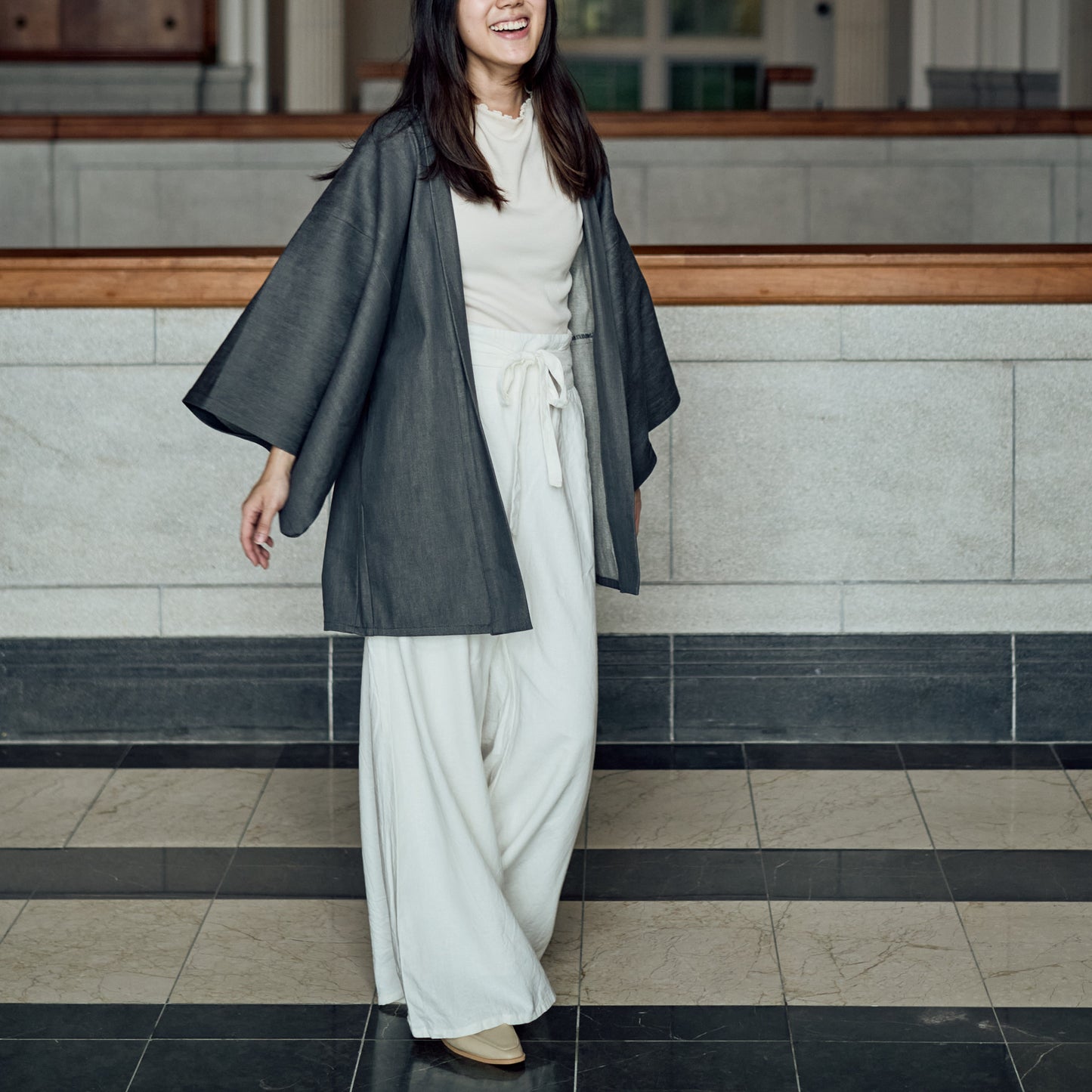 Grey Denim Haori (Made to Order)